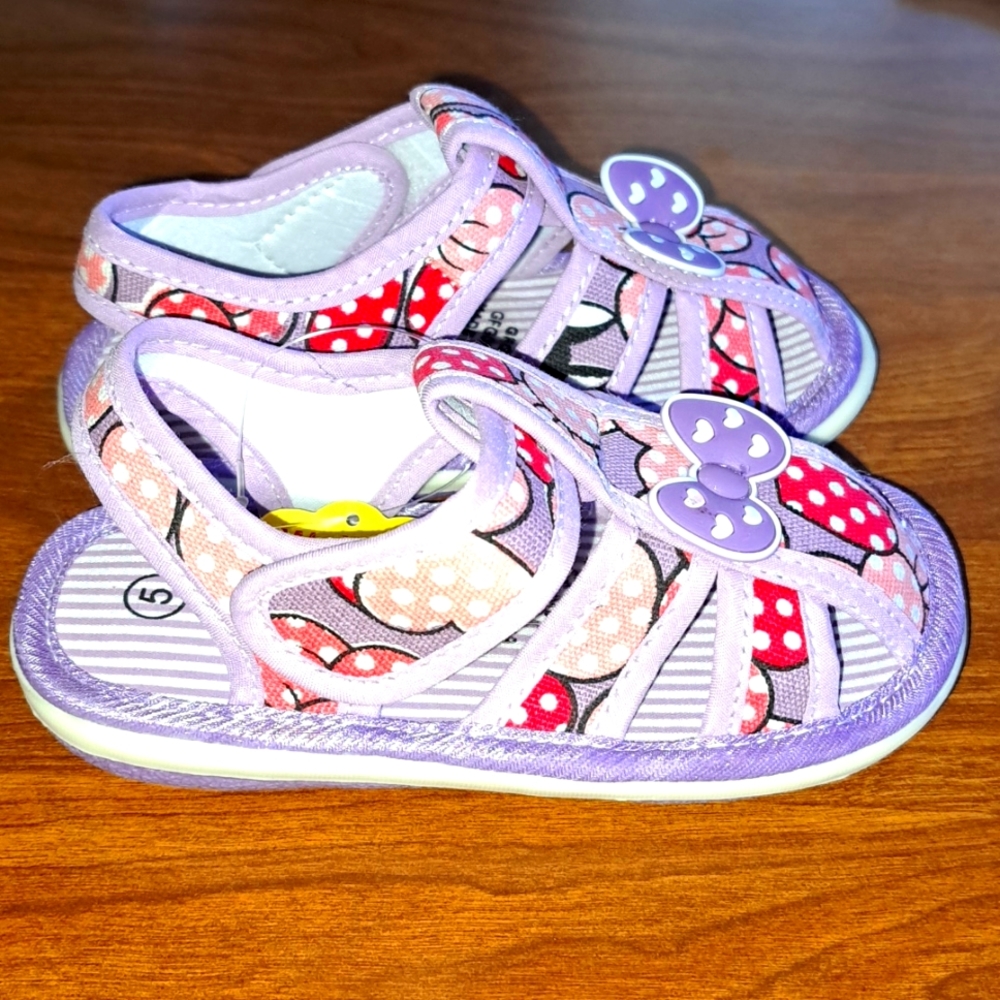 New Lilac color Squeaky Shoes for Girls